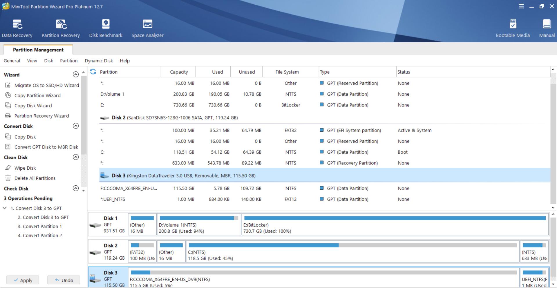 How to use Minitool Partition Wizard